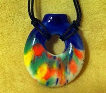 IndigoFlowersDonutL