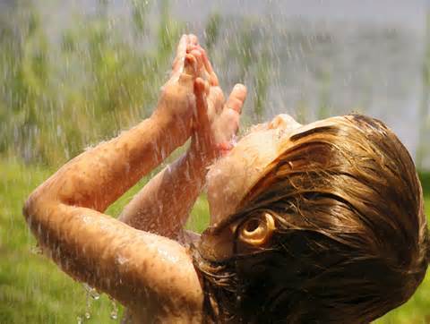 child-drinking-rain