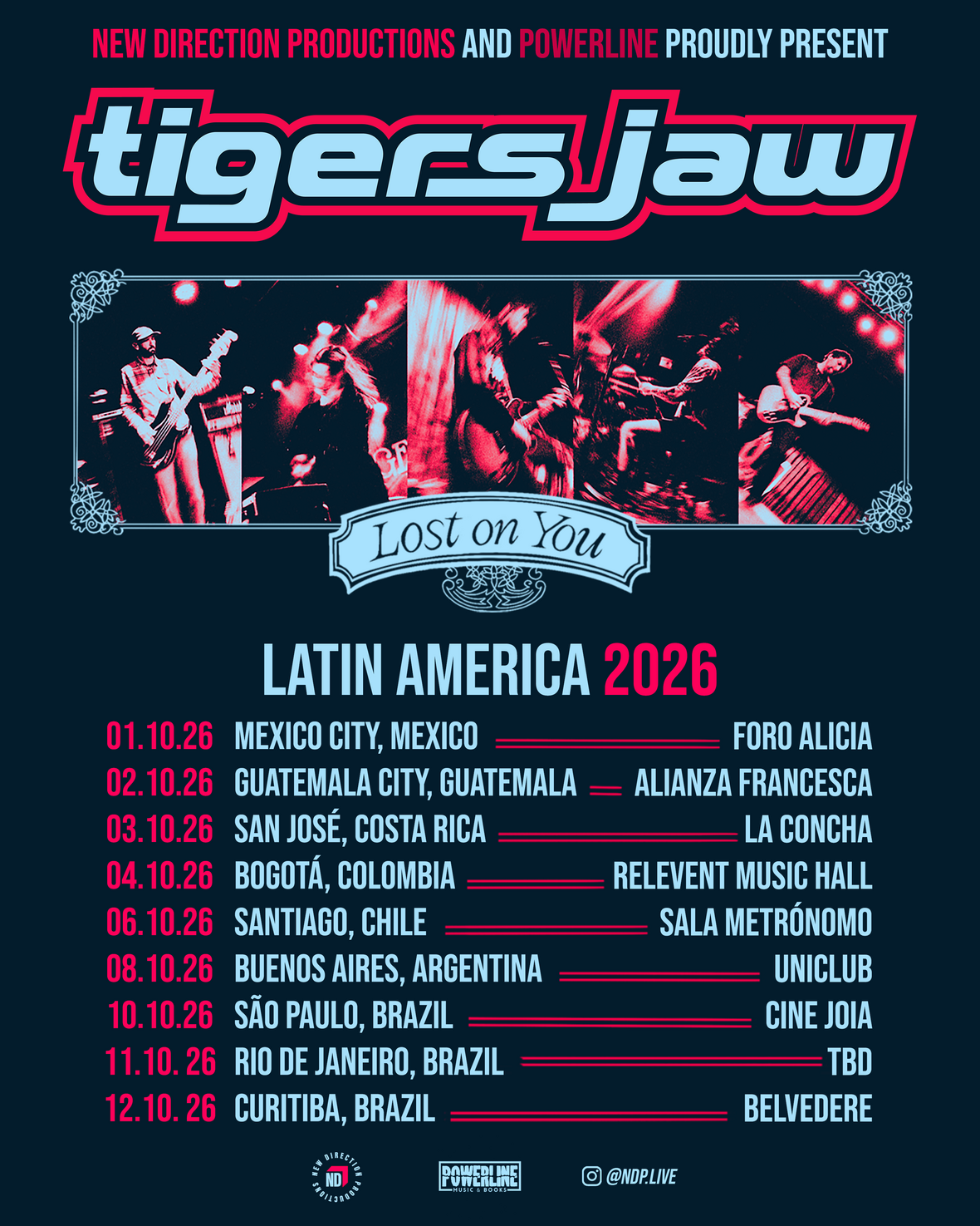 TigersJaw LATAM26 Feed
