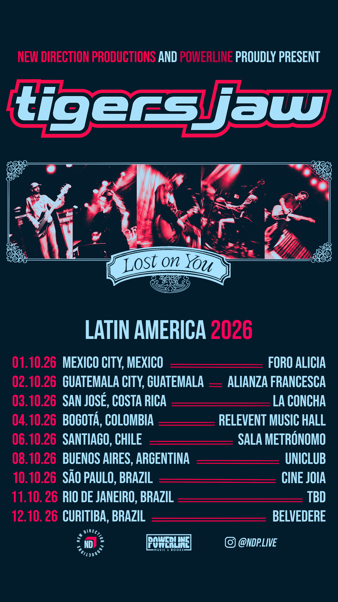TigersJaw LATAM26 Stories