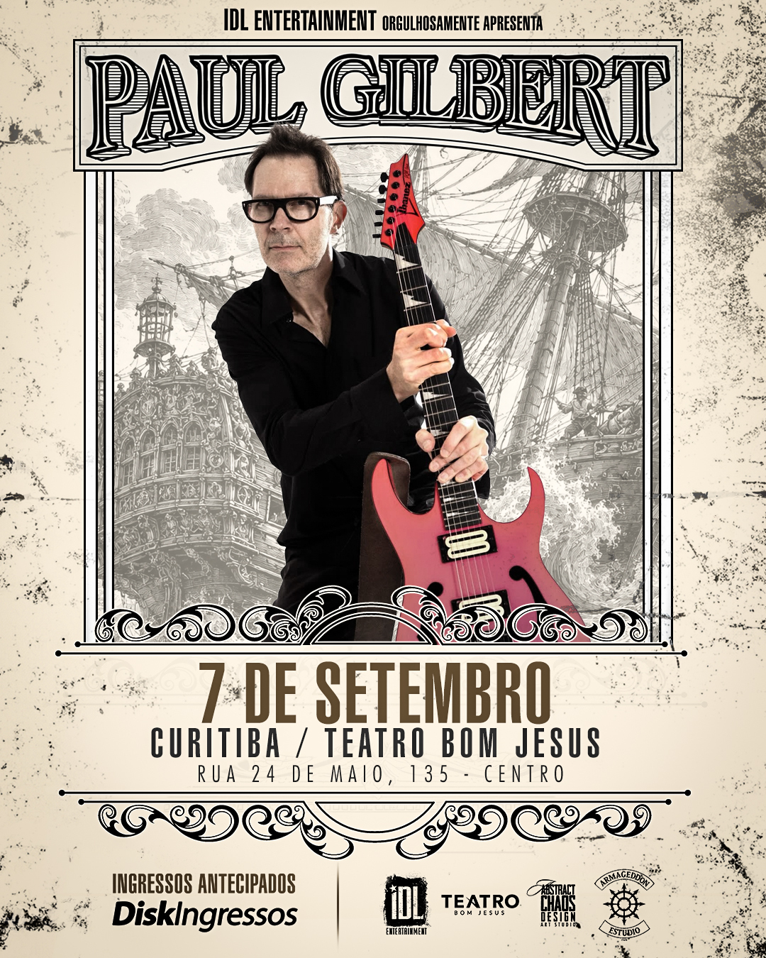 Paul Gilbert - Curitiba - Feed
