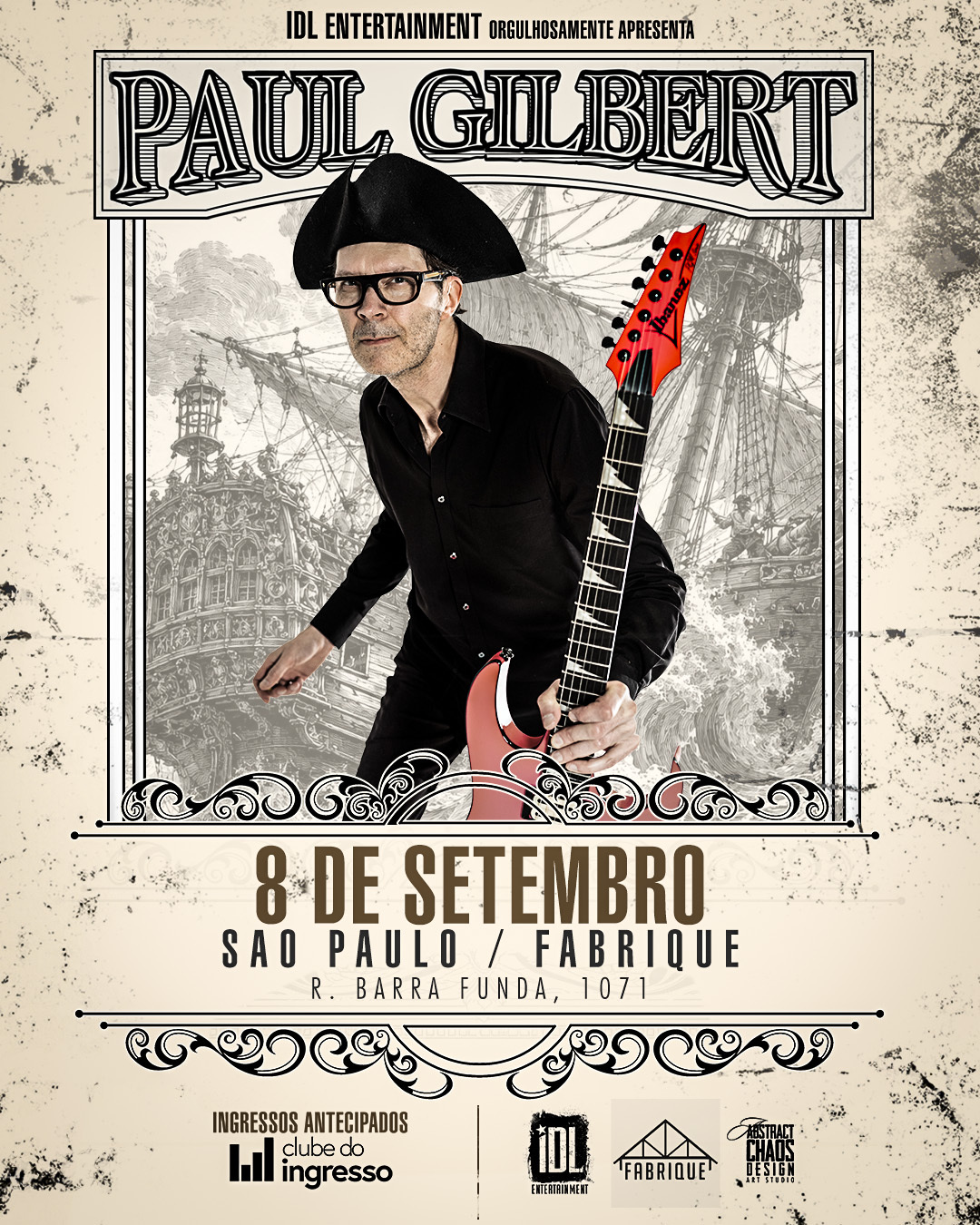 Paul Gilbert - Sao Paulo - Feed